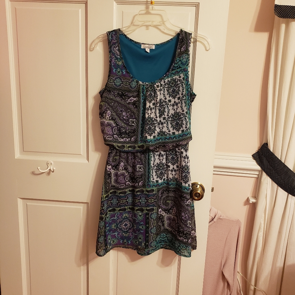 Floral print dress